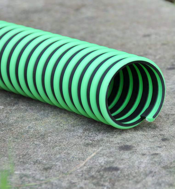 Green and Black EPDM suction hose
