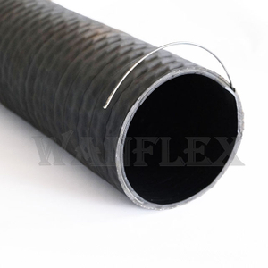 Rubber water suction and discharge hose