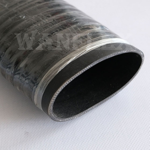 Rubber water discharge hose - Lay flat 