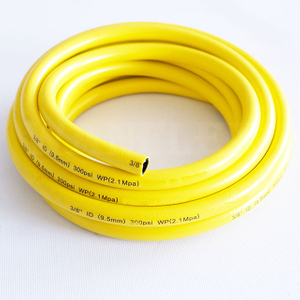 Hybrid PVC and rubber air hose matte surface