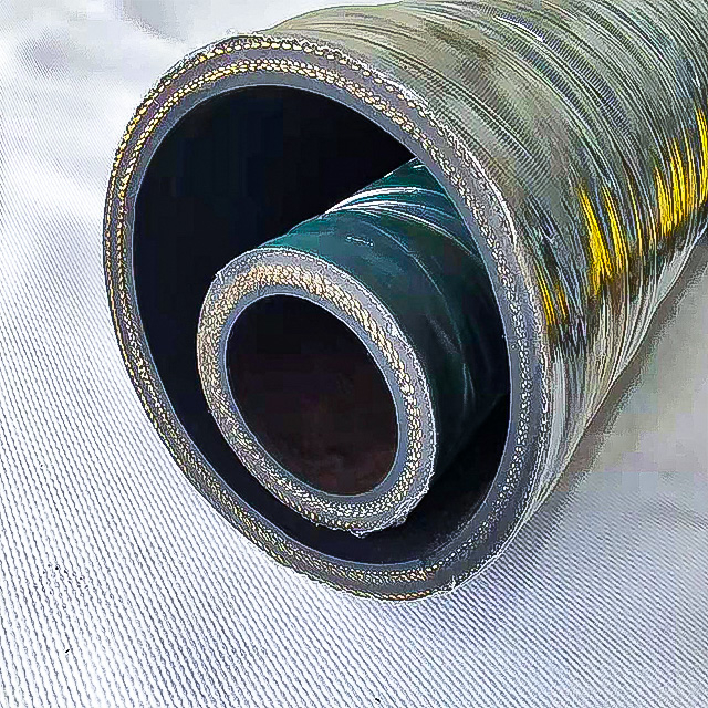 Rubber Water Suction Hose - wrapped surface 